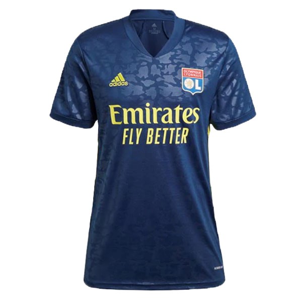 Camiseta Lyon Tercera Mujer 2020-2021 Azul